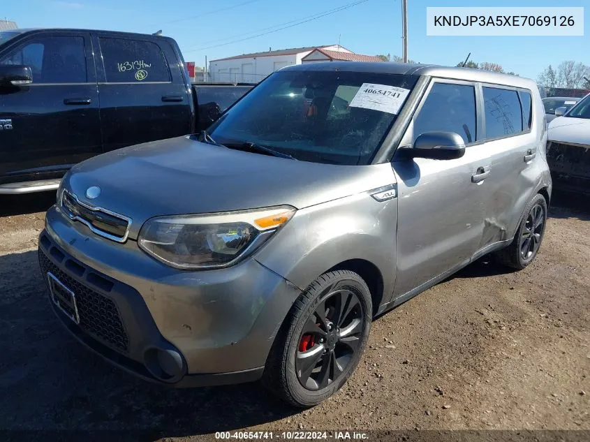 2014 Kia Soul + VIN: KNDJP3A5XE7069126 Lot: 40654741