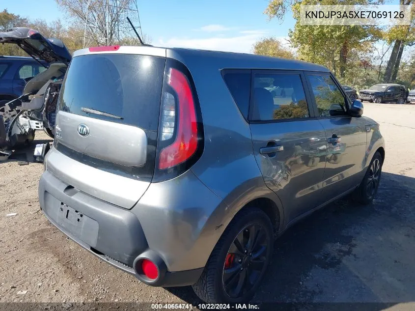 2014 Kia Soul + VIN: KNDJP3A5XE7069126 Lot: 40654741