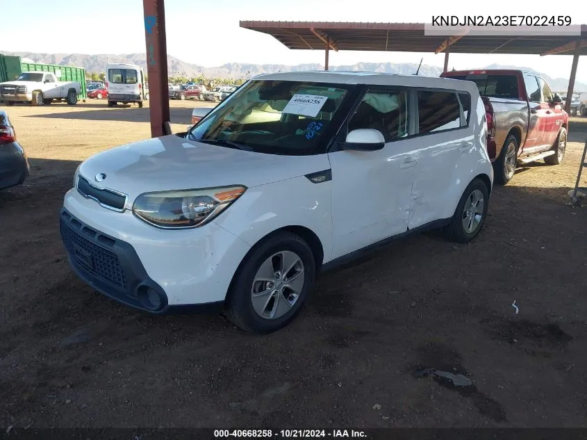 2014 Kia Soul VIN: KNDJN2A23E7022459 Lot: 40668258