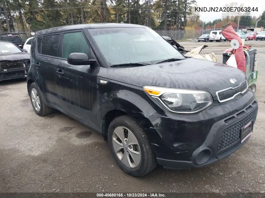 KNDJN2A20E7063244 2014 Kia Soul