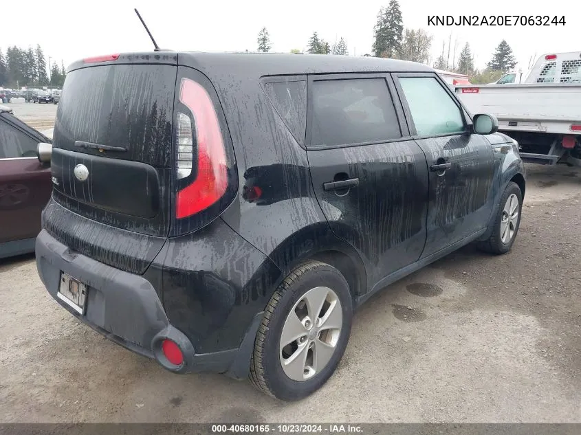 KNDJN2A20E7063244 2014 Kia Soul