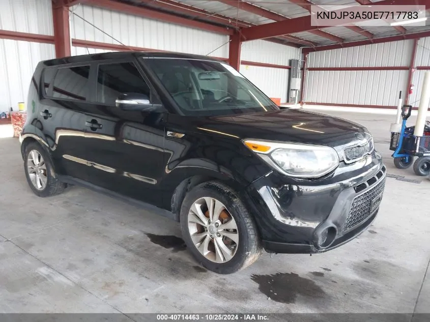 2014 Kia Soul + VIN: KNDJP3A50E7717783 Lot: 40714463