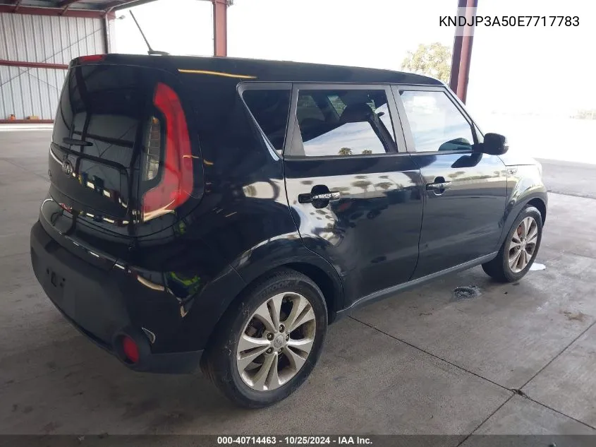 2014 Kia Soul + VIN: KNDJP3A50E7717783 Lot: 40714463