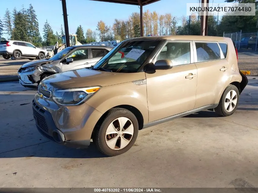 2014 Kia Soul VIN: KNDJN2A21E7074480 Lot: 40753202