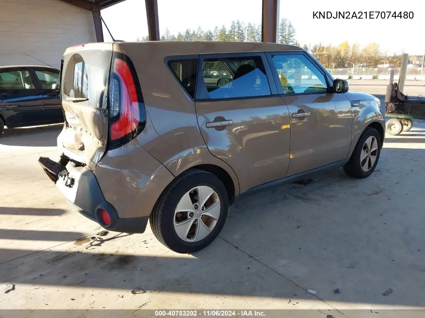 2014 Kia Soul VIN: KNDJN2A21E7074480 Lot: 40753202