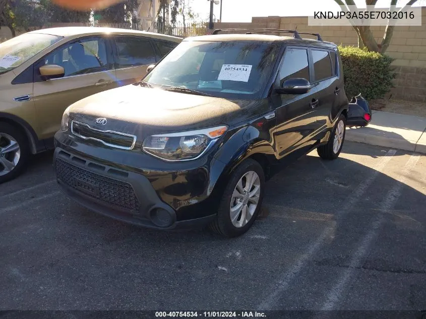 2014 Kia Soul + VIN: KNDJP3A55E7032016 Lot: 40754534