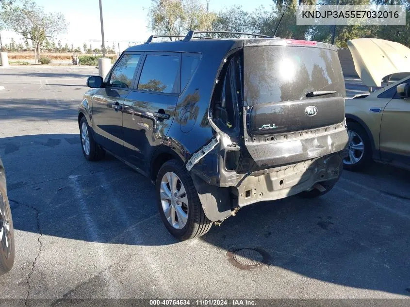 2014 Kia Soul + VIN: KNDJP3A55E7032016 Lot: 40754534