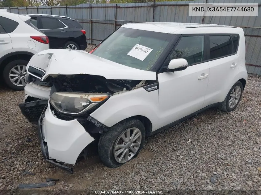 2014 Kia Soul ! VIN: KNDJX3A54E7744680 Lot: 40770443