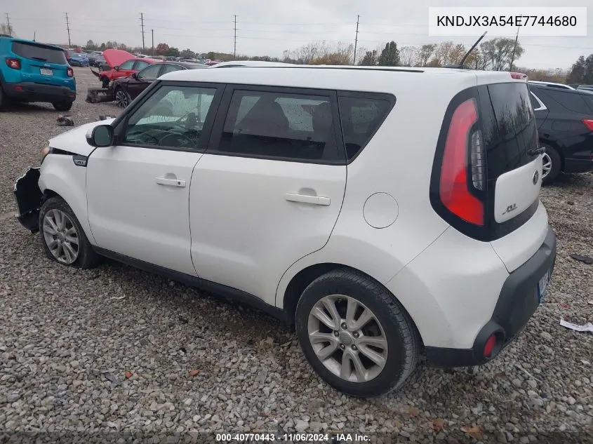 2014 Kia Soul ! VIN: KNDJX3A54E7744680 Lot: 40770443