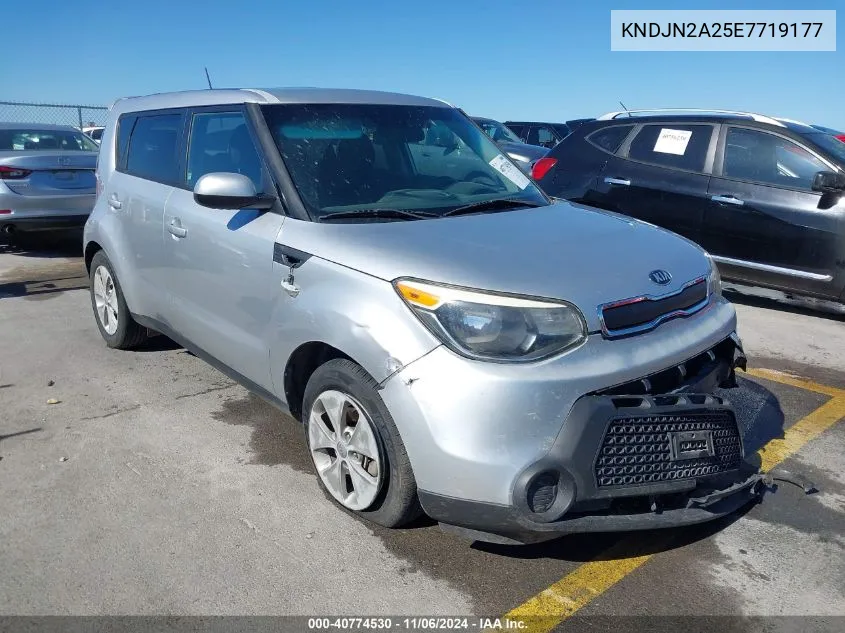 2014 Kia Soul VIN: KNDJN2A25E7719177 Lot: 40774530