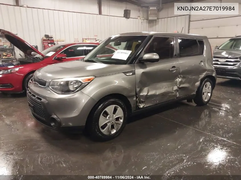 2014 Kia Soul VIN: KNDJN2A27E7019984 Lot: 40789984