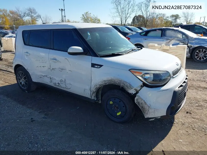 2014 Kia Soul VIN: KNDJN2A28E7087324 Lot: 40812257