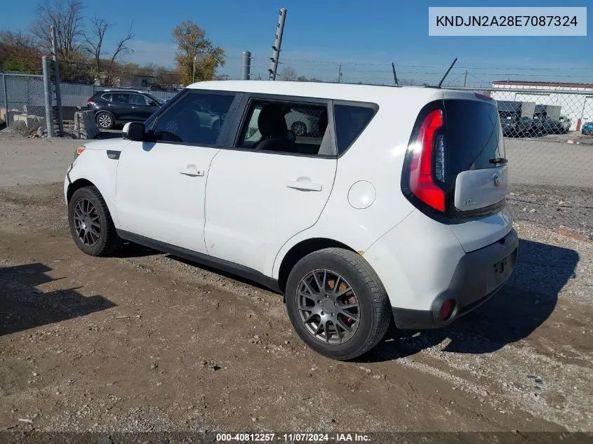 2014 Kia Soul VIN: KNDJN2A28E7087324 Lot: 40812257