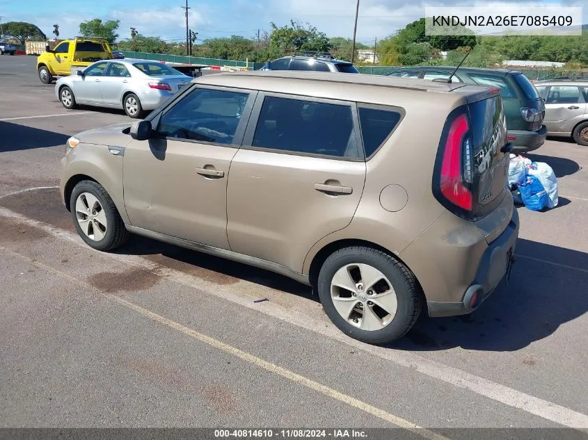 2014 Kia Soul VIN: KNDJN2A26E7085409 Lot: 40814610