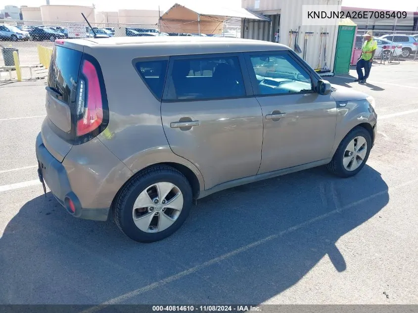 2014 Kia Soul VIN: KNDJN2A26E7085409 Lot: 40814610