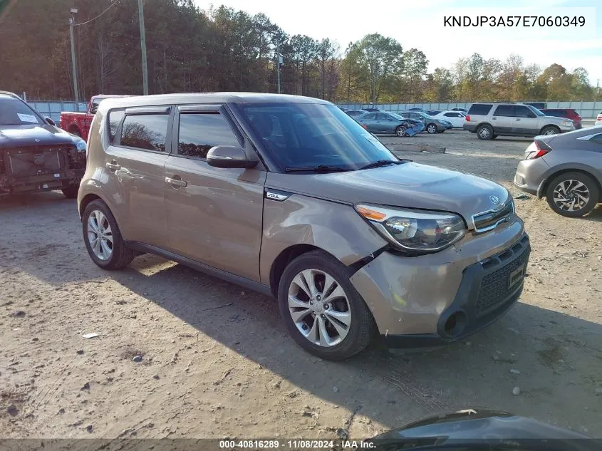 2014 Kia Soul + VIN: KNDJP3A57E7060349 Lot: 40816289