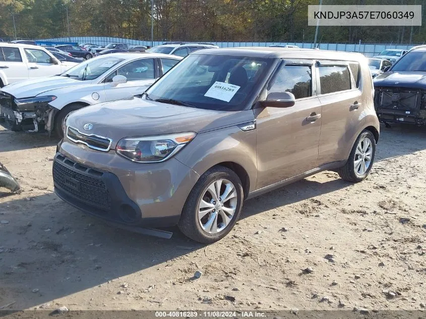 2014 Kia Soul + VIN: KNDJP3A57E7060349 Lot: 40816289