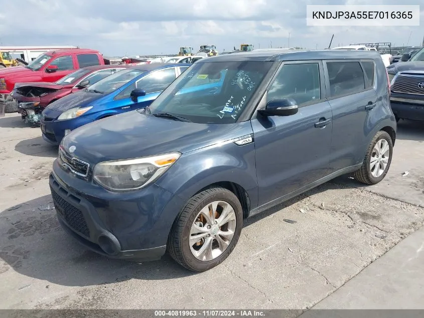 2014 Kia Soul + VIN: KNDJP3A55E7016365 Lot: 40819963