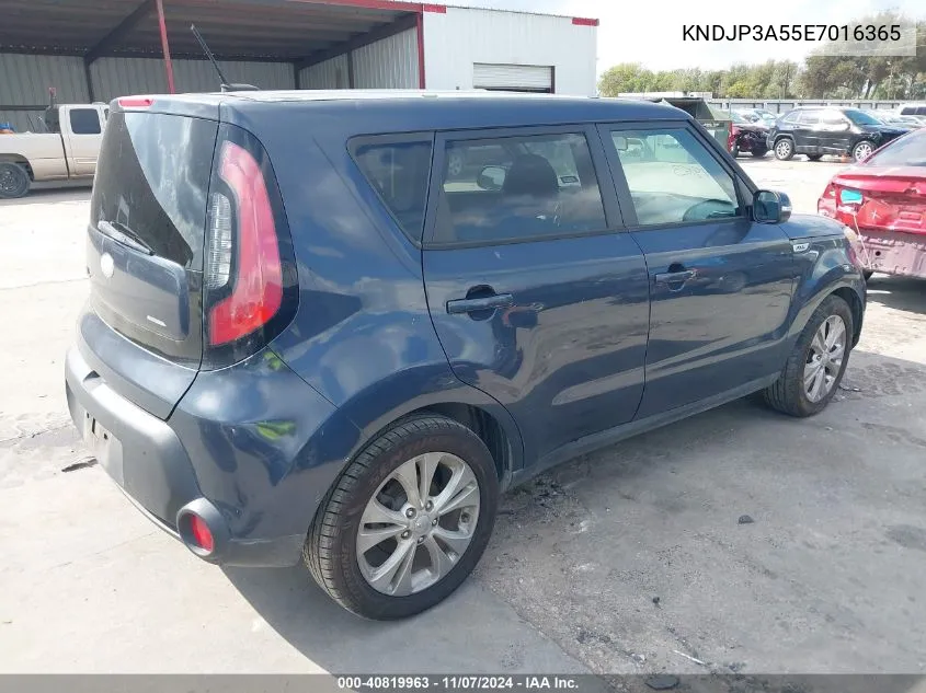 2014 Kia Soul + VIN: KNDJP3A55E7016365 Lot: 40819963