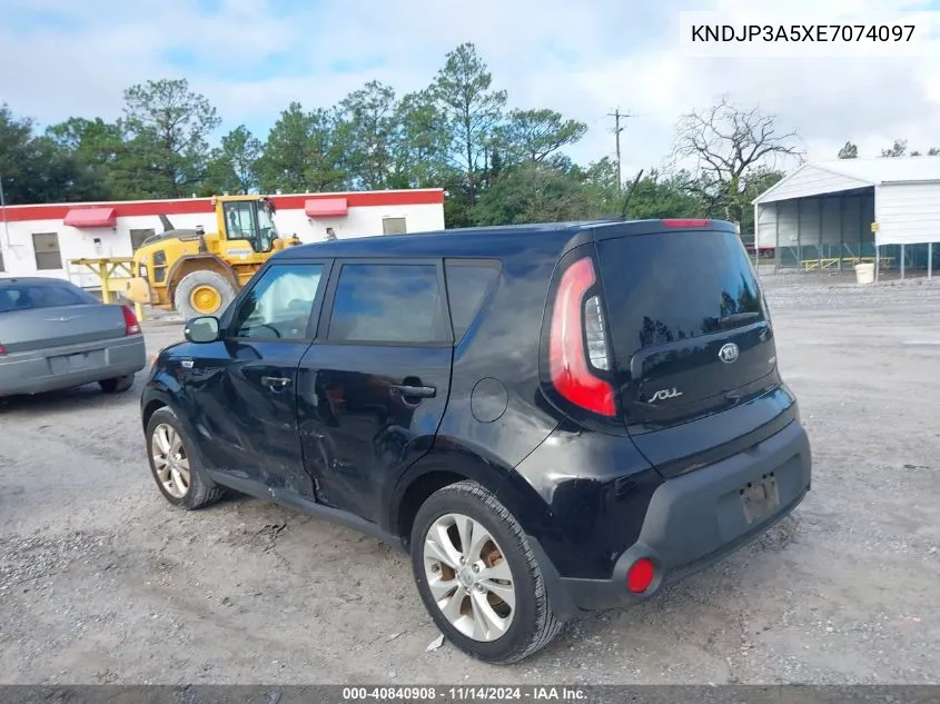 2014 Kia Soul + VIN: KNDJP3A5XE7074097 Lot: 40840908