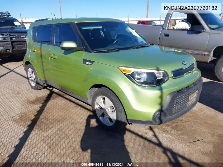 2014 Kia Soul VIN: KNDJN2A23E7720182 Lot: 40849368