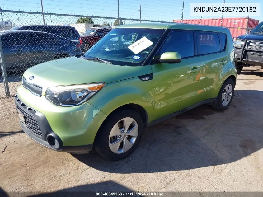 2014 Kia Soul VIN: KNDJN2A23E7720182 Lot: 40849368