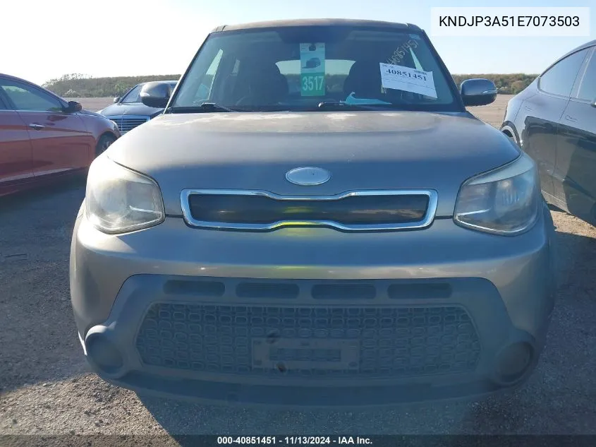 KNDJP3A51E7073503 2014 Kia Soul +