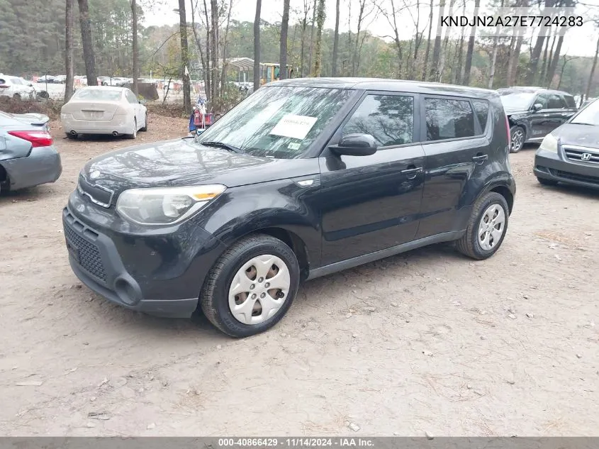 2014 Kia Soul VIN: KNDJN2A27E7724283 Lot: 40866429