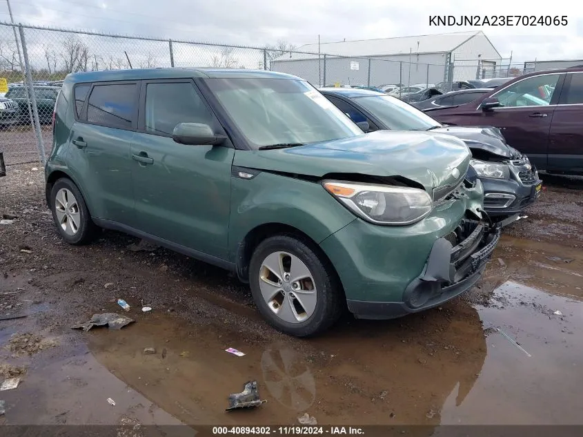 2014 Kia Soul VIN: KNDJN2A23E7024065 Lot: 40894302