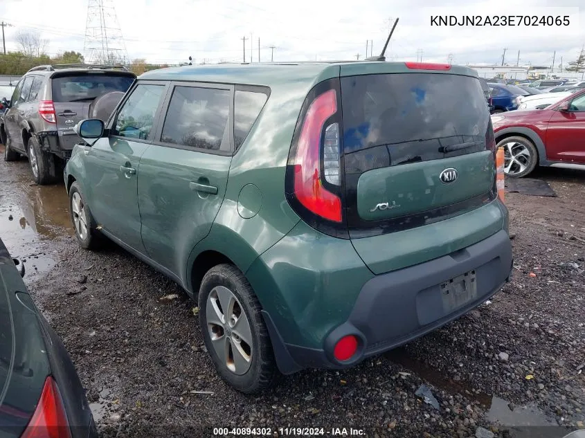 2014 Kia Soul VIN: KNDJN2A23E7024065 Lot: 40894302