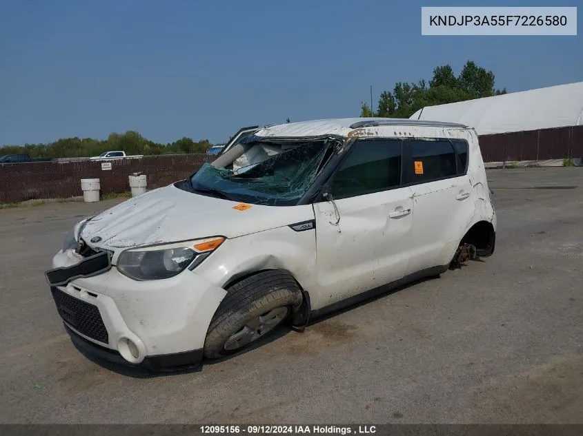 2015 Kia Soul VIN: KNDJP3A55F7226580 Lot: 12095156