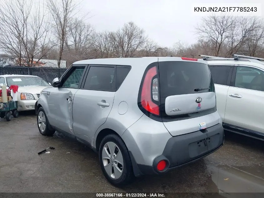 2015 Kia Soul VIN: KNDJN2A21F7785243 Lot: 38567166