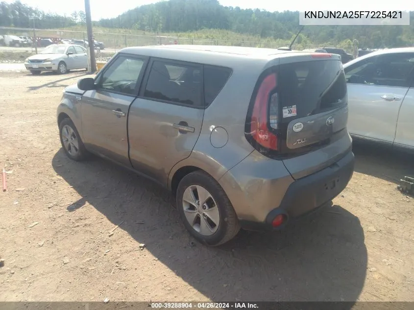 KNDJN2A25F7225421 2015 Kia Soul