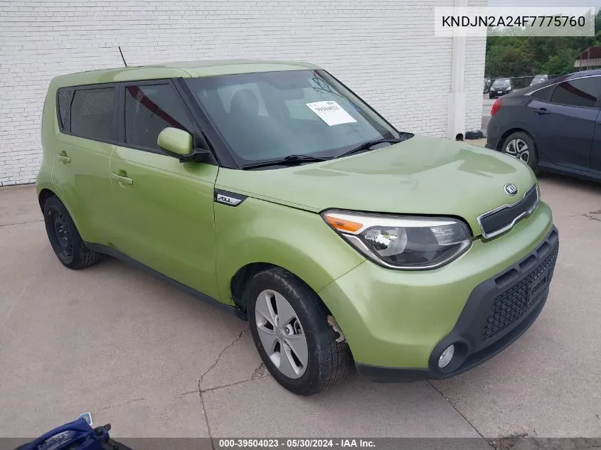 KNDJN2A24F7775760 2015 Kia Soul