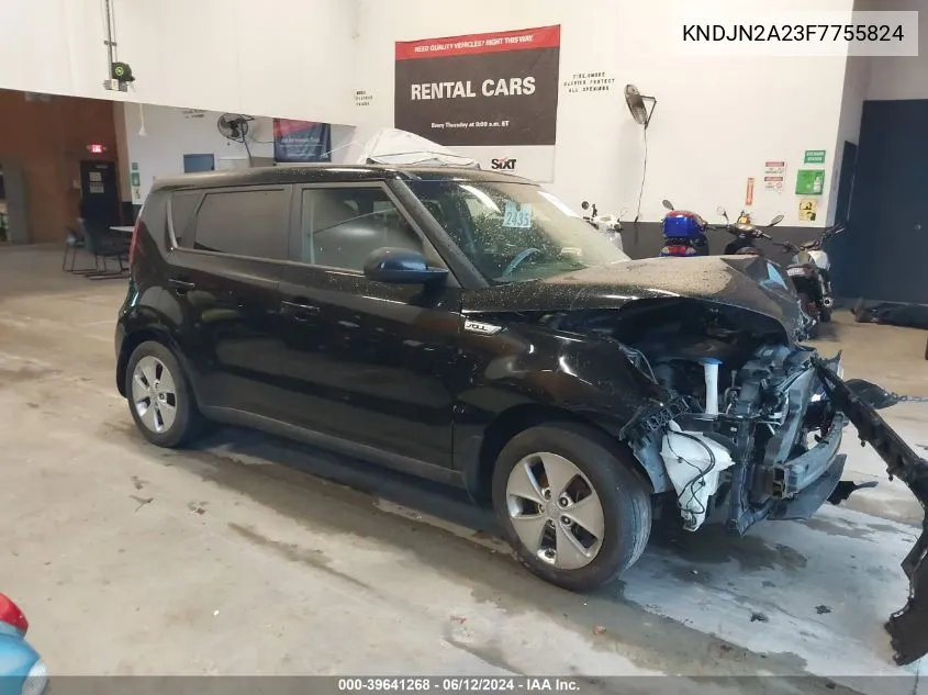 2015 Kia Soul VIN: KNDJN2A23F7755824 Lot: 39641268