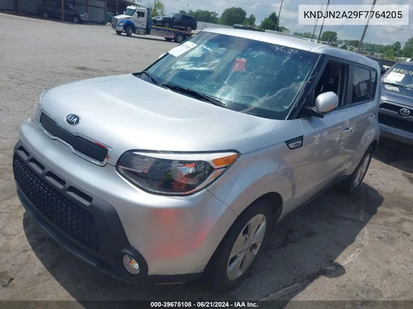 2015 Kia Soul VIN: KNDJN2A29F7764205 Lot: 39675108