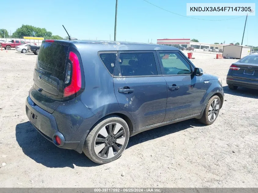 2015 Kia Soul ! VIN: KNDJX3A54F7147305 Lot: 39717592