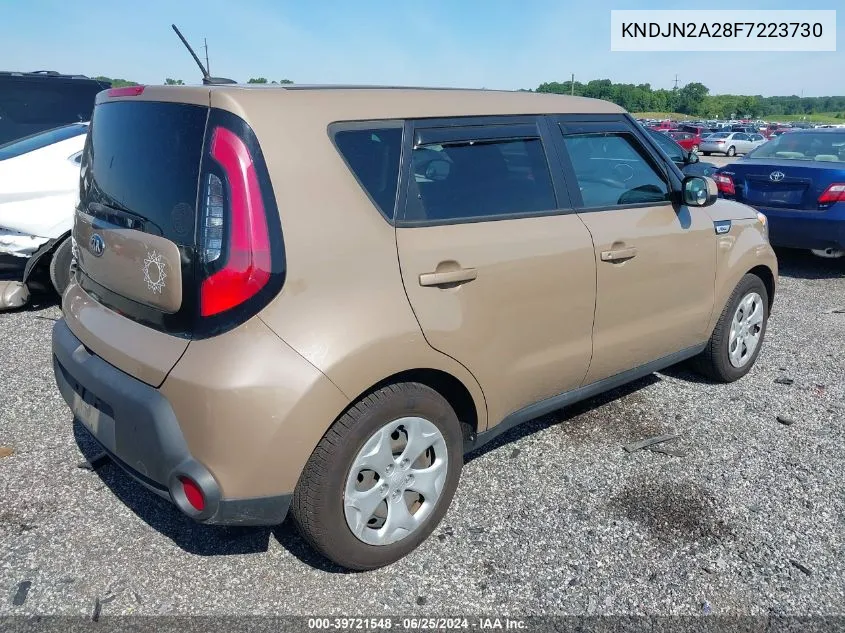 2015 Kia Soul VIN: KNDJN2A28F7223730 Lot: 39721548