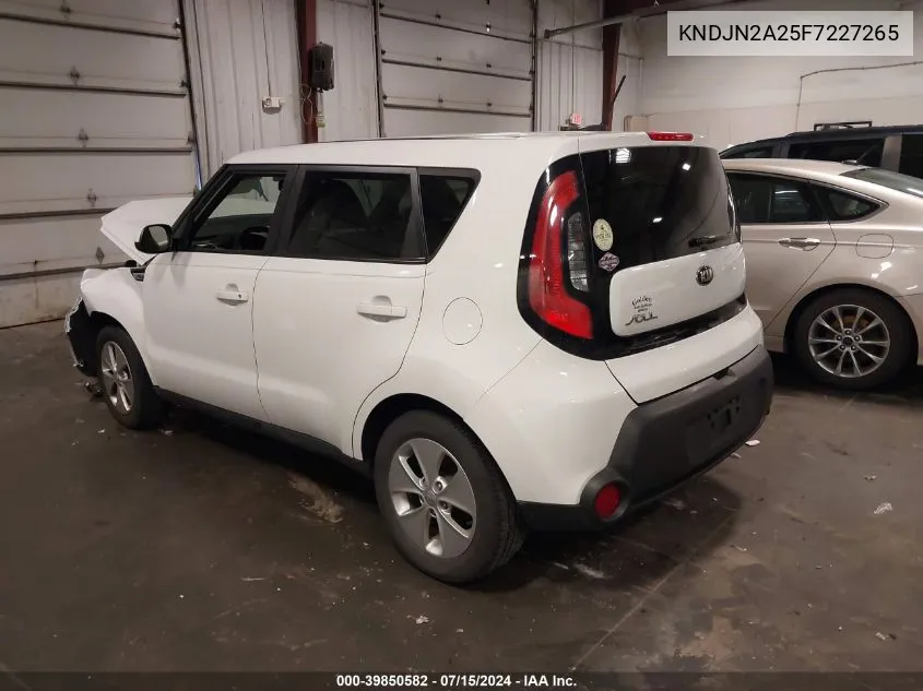 KNDJN2A25F7227265 2015 Kia Soul