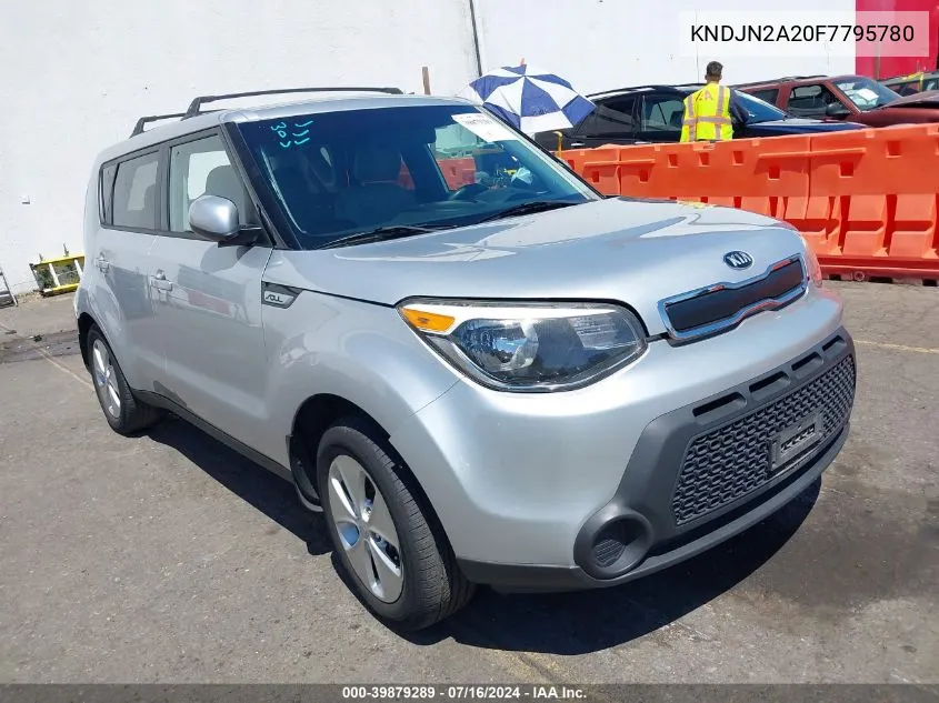 2015 Kia Soul VIN: KNDJN2A20F7795780 Lot: 39879289