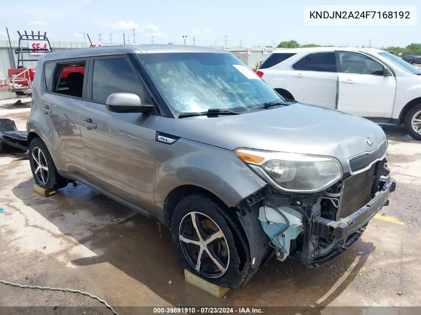 2015 Kia Soul VIN: KNDJN2A24F7168192 Lot: 39891910