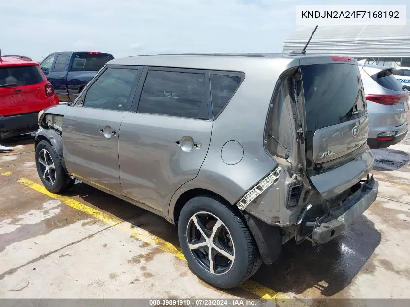 KNDJN2A24F7168192 2015 Kia Soul