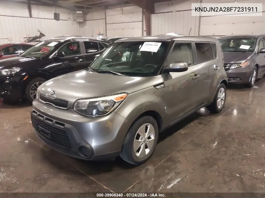 2015 Kia Soul VIN: KNDJN2A28F7231911 Lot: 39906340