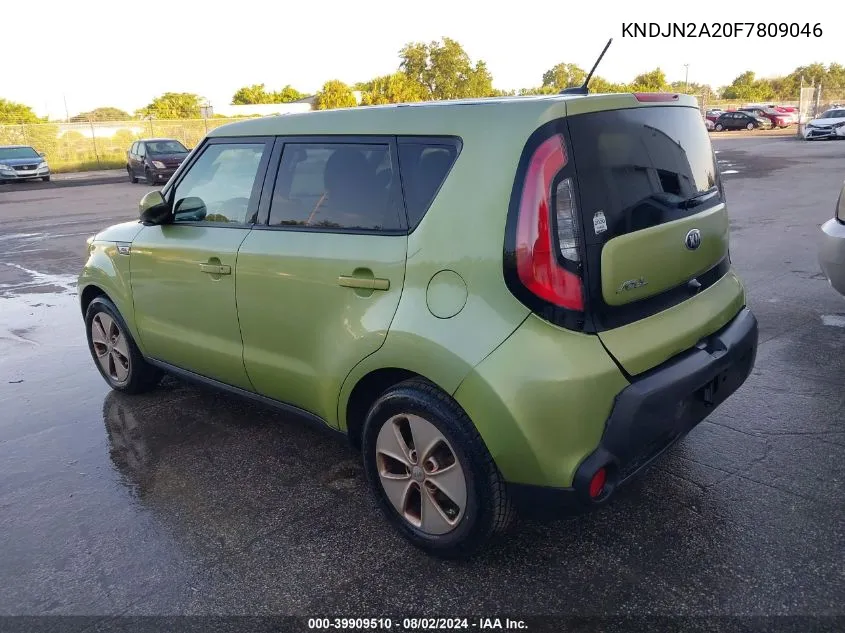 2015 Kia Soul VIN: KNDJN2A20F7809046 Lot: 39909510