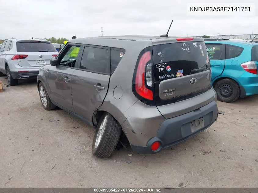 KNDJP3A58F7141751 2015 Kia Soul +