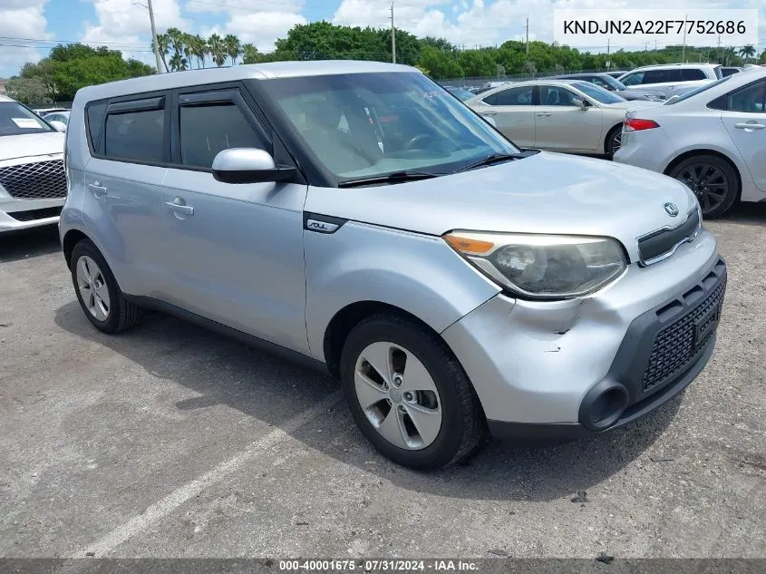 KNDJN2A22F7752686 2015 Kia Soul