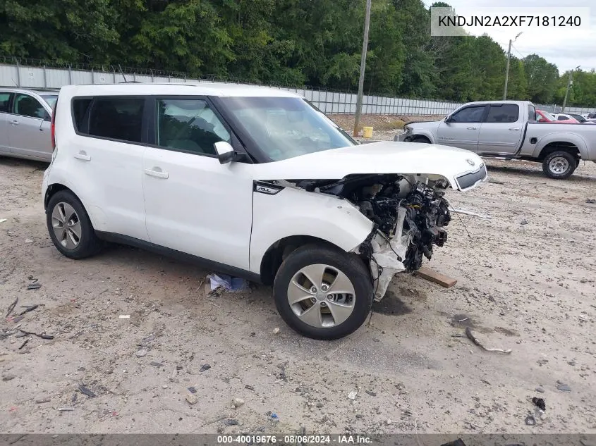 KNDJN2A2XF7181240 2015 Kia Soul