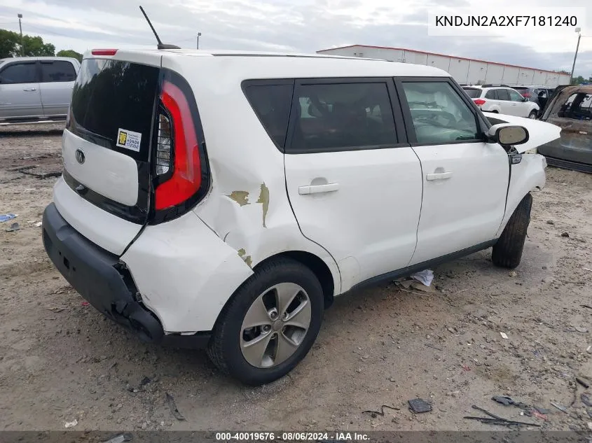 KNDJN2A2XF7181240 2015 Kia Soul