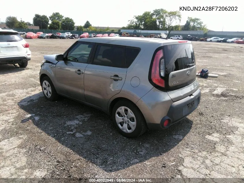 KNDJN2A28F7206202 2015 Kia Soul