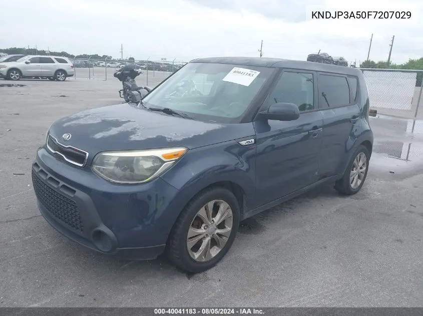 2015 Kia Soul + VIN: KNDJP3A50F7207029 Lot: 40041183